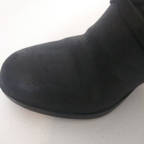 Arizona Jean Company Olympia women's size 6 black strappy block heel booties - Picture 16 of 16